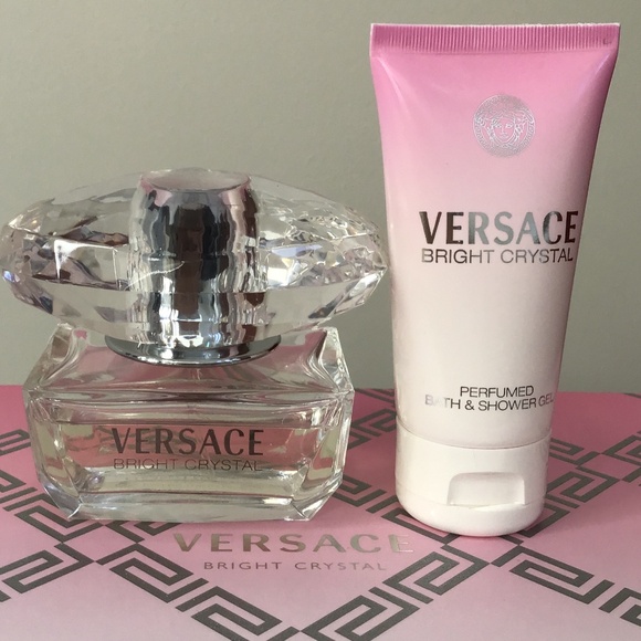 VERSACE Bright Crystal edt 50ml spray + 50ml shower gel - Picture 1 of 9